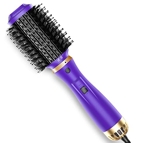 Haartrockner Warmluftbürste, 5 In 1 Upgrade Heißluftbürste Stylingbürsten, Volumen Föhnbürste Fönbürste Rundbürste Elektrisch mit Lonen-Technologie Hairstyle Hair Dryer für Alle Styling Cover