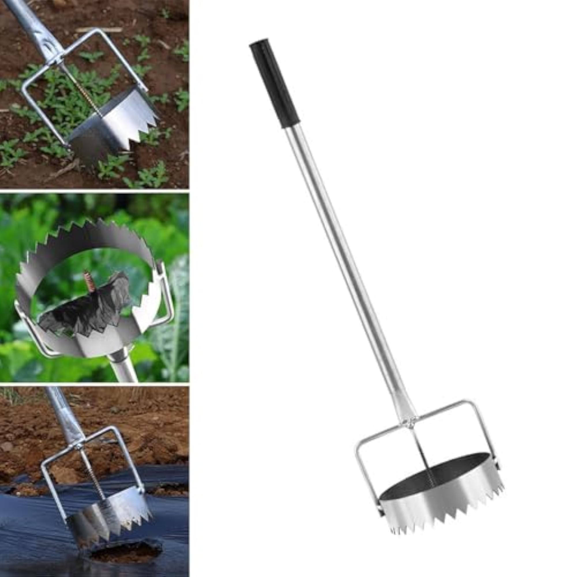 Multifunctional Bulb Planter, Adjustable Sod Remover