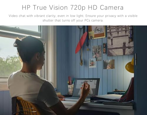Image of HP Chromebook 15.6 inch Laptop for Student & Business, 15.6 inch HD Display, 8 GB RAM, 128 GB Storage (64 GB eMMC + 64 GB MicroSD), Intel Quad-Core Pentium N200, Intel UHD Graphics, Anti-Glare, Chrome OS