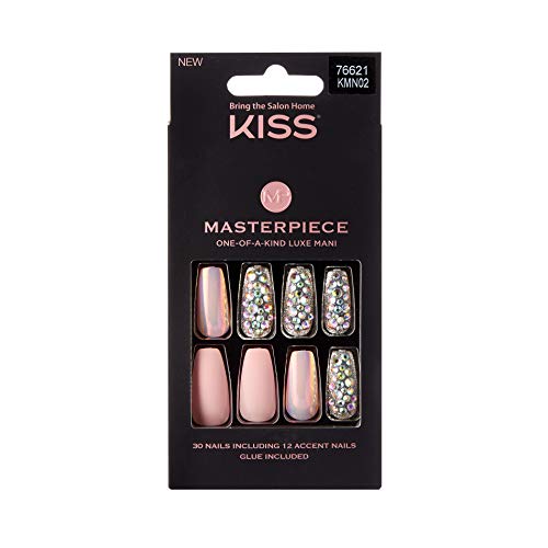Kiss Masterpiece Long Length Nails w/Glue (KMN02)