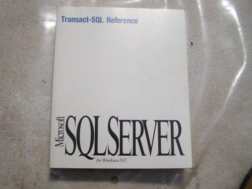Microsoft SQL Server Transact-sql Reference for Windows Nt - Livros na ...