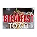 Breakfast To Go Indoor Store Sign Vinyl Decal Sticker 8