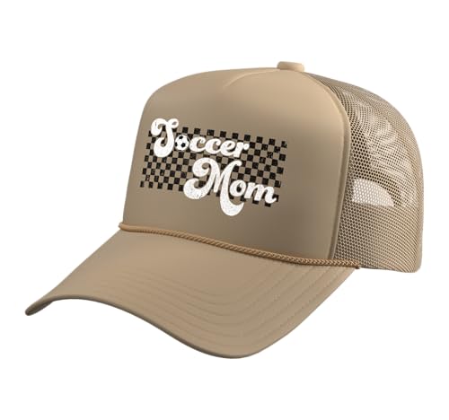 Soccer Mom Soccer Mama for Women Checkered Mothers Day Retro