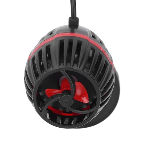 Annadue Bomba de Circulación para Acuario, Bomba Sumergible Silenciosa de Frecuencia Variable para Pecera, Ajustable, Eficiente Energéticamente (BLACK)