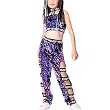 ★ Adecuado para competiciones de baile de hip hop para niños, ropa de gimnasia, ropa casual, fiestas, baile callejero, presentaciones en equipo, etc.