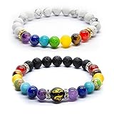 🔹 Wenn Sie ein paar Tropfen Ihrer liebsten ätherischen Öle auf die Lavasteine geben, wird das Armband zu einem Duftdiffusor-Armband. Die Lavasteine absorbieren das Öl und geben es langsam über den ganzen Tag verteilt ab.
