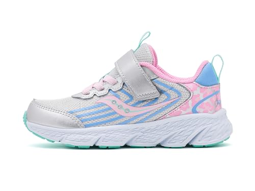 Saucony Wind 3.0 Alternative Closure (Little Big Kid) Sneaker, Silver, 13.5 US Unisex by Saucony - Used condition - Image 4