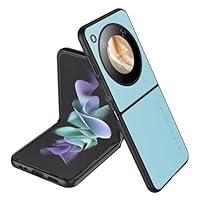 HONLEN Custodia per Nubia Flip 5G (6.9 Inches) Cover per Telefono Aziendale con Retro in Pelle, Zaffiro