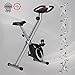 Ultrasport Unisex F-Bike Advanced, pantalla LCD, entrenador casero plegable, niveles de resistencia...