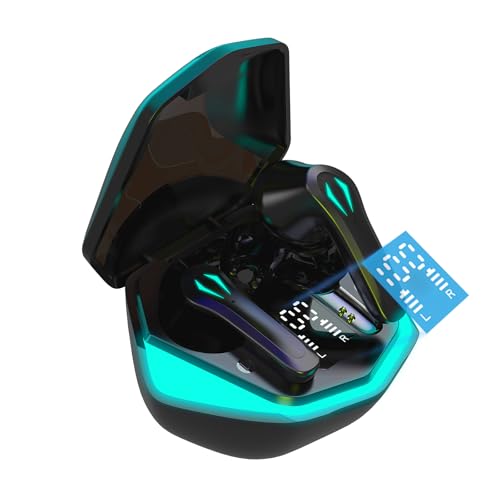 H'MASTON Fone de Ouvido Bluetooth Fone Sem Fio Gamer Esportivo co...