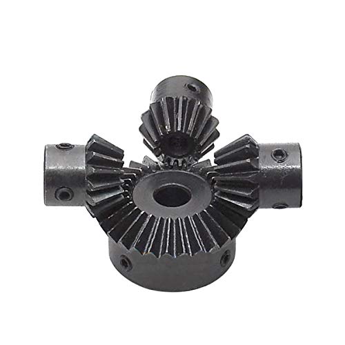 1.5 Mod Bevel Gear 15T/20T/25T/30T Bore 5-16Mm 90° 1:2 Pairing Metal Transmission Gear #TOP1