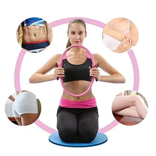 Foto von Pilates Ring, Fitness Magic Circle für Fitness Training, Yoga Ring Shaping Verschleißfest Bein Krafttraining für Home Workouts