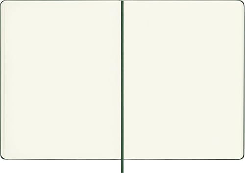 Miniatura 5 de Cuaderno Moleskine, extragrande, liso, verde mirto, tapa dura (7.5 x 9.75).