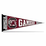 Rico Industries NCAA South Carolina Gamecocks Exclusive 12" x 30" Felt Wall Décor Pennant - Great for Home/Bed Room/Man Cave Décor