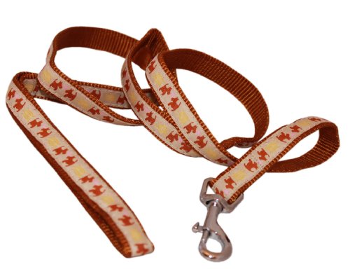 T-Pet Step-In Adjustable Dog Print Nylon Harness And Leash Set Small 15"-19" Chest Girth #TOP1