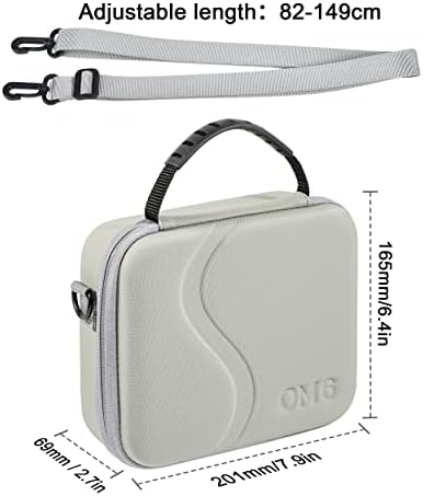 STARTRC Osmo Mobile 6 Case,Waterproof Portable Storge Shoulder Bag Travel Case for DJI Osmo Mobile 6 Fill Light Combo Accessories