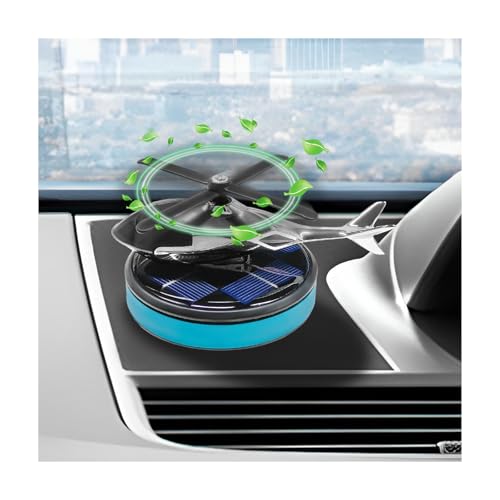 Solar-Powered Rotating Car Ornament