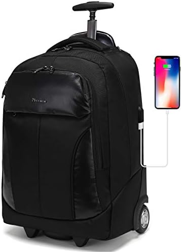 rolling backpack with usb charger
