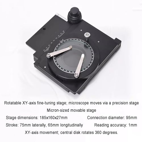 Table coulissante pour microscope à haute précision et course de 75 mm - 5
