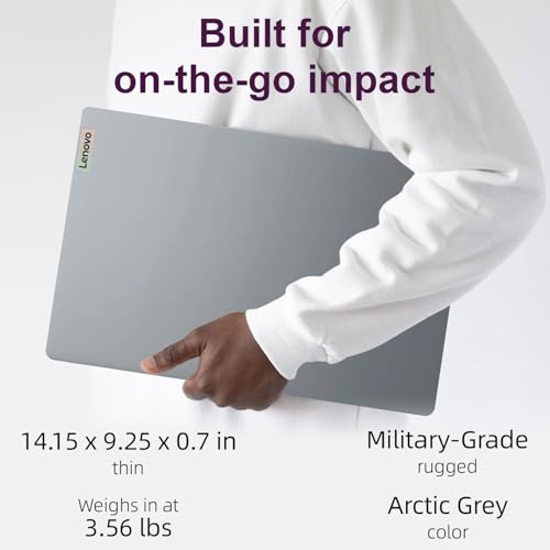 IdeaPad Slim 3 Linux Laptop, 15.6" FHD Touchscreen Laptop, 8-Core AMD Ryzen 7 5825U, 16GB RAM, 2TB SSD, Keypad, SD Card Reader, PDG HDMI Cable, Linux Ubuntu OS - Notebook - Immagine 4