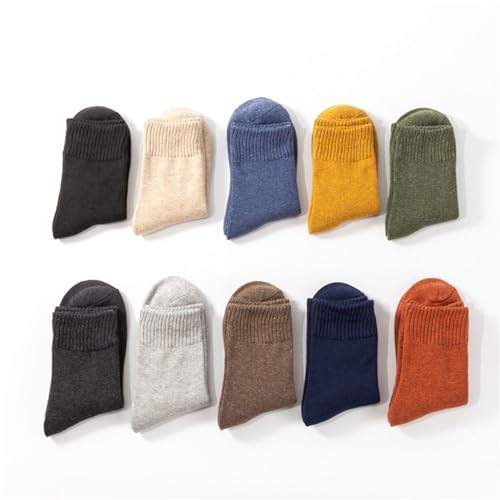 Boys Casual Crew Wool Socks Thermal Breathable Soft Cotton Athletic Soft Warm Thick Cold Knit Multicolor Socks2