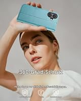 OCASE für iPhone 16 Hülle Handyhülle Premium PU Leder Blauer See – Ansicht 7