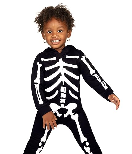 Disfraz de esqueleto para bebés unisex 6M miniatura 6