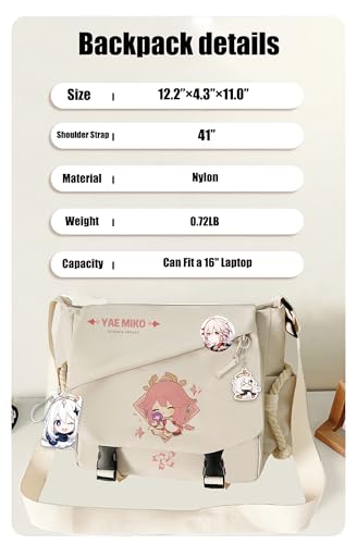 Game Handbag Blade Crossbody Bag Single Shoulder Bag Adult Anime 3D Print Backpack Black Bag3