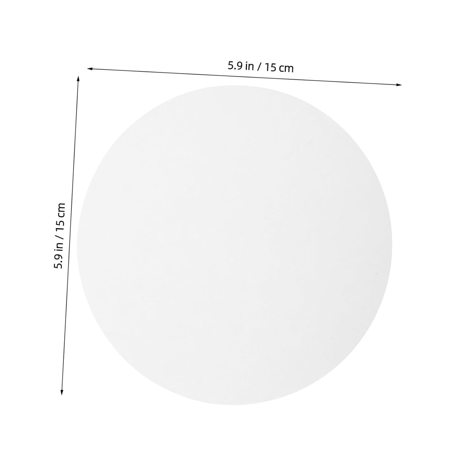 100pcs Round Lab Qualitative Filter Paper for Analytical Testing