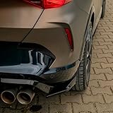 Conçu en Allemagne Oneway Jupes de pare-chocs arrière (coins) compatible avec Cupra Formentor 2020-2024 & Facelift 2024- - Version 3 - Noir brillant