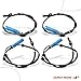 A-Premium 4PCS Front & Rear ABS Wheel Speed Sensor Compatible with BMW Models - E83 Series X3 2004-2010