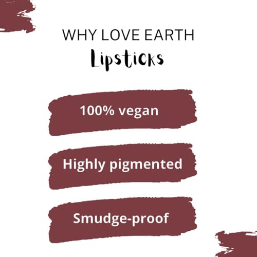 Image of Love Earth Liquid Mousse Lipstick - Brown Bellini Matte Finish | Lightweight, Non-Sticky, Non-Drying,Transferproof, Waterproof | Lasts Up to 12 hours with Vitamin E-6ml