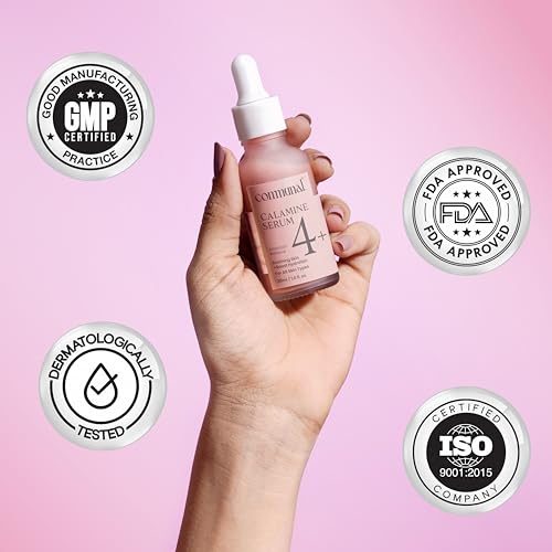 Image of Communal Calamine 4% Face Serum 30ml with Allantoin & Betaine | Soothing Oil Control Face Serum for Oily, Acne-Prone & Sensitive Skin | Pore Minimizing, Hydrating & Redness Calming Formula