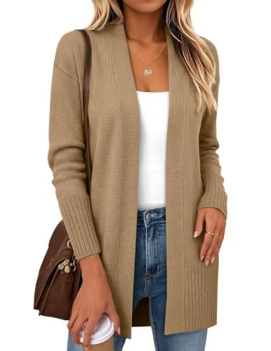 Cardigan Sweaters for Women Open Front Cardigans Long Sleeve Sweater | Zeagoo Cardigan Sweaters for Women Lightweight Open Front Cardigans Long Sleeve Sweater 2026 Fashion Clothing
