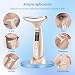 Imagen de Masajeador Facial Eléctrico Masaje Reafirmante: Masajeador para Cara y Cuello con 6 Modos LED 7 Colores