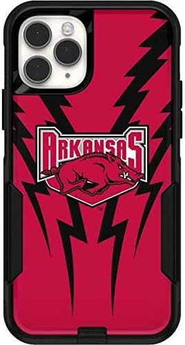 Skinit Decal Skin Compatible with OtterBox Commuter iPhone 11 Pro - College Arkansas Razorbacks Design