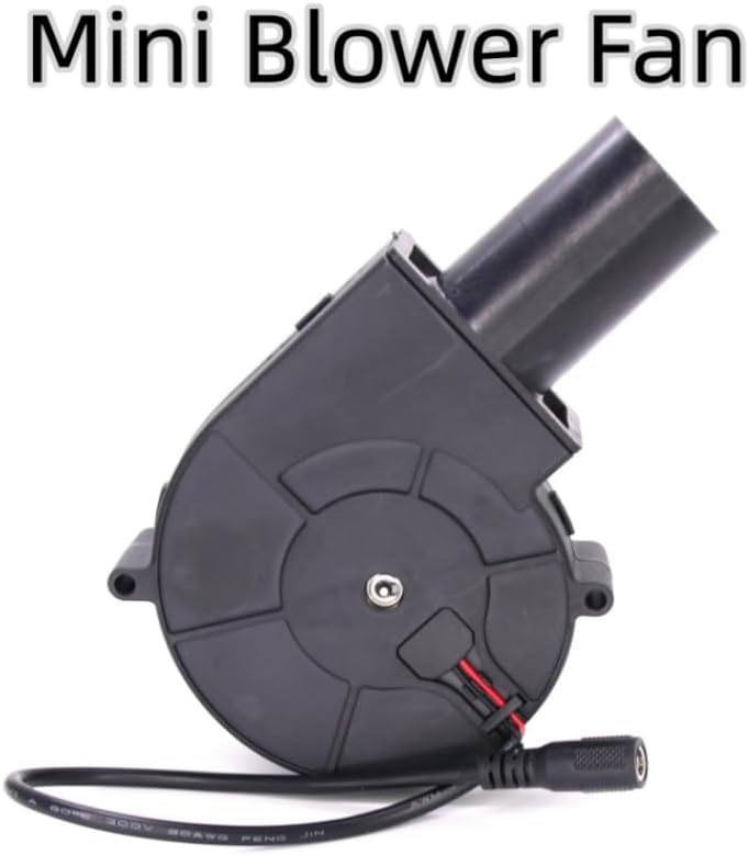 Wokyo 97 mm Barbecue Fan, Blower Turbine Mini Blower for Woodstoves Barbecue Grills Heating Stoves