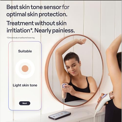 Braun IPL Skin i· Expert At-Home Laser, IPL epilasyon cihazı, kalıcı görünür epilasyon, akıllı IPL b