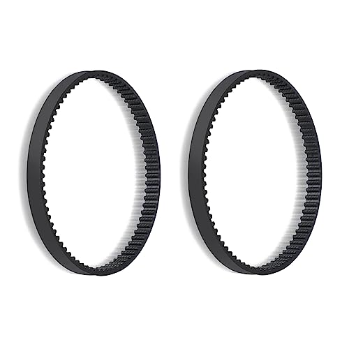 VideoPUP S3029 Replacement Vacuum Belts Compatible with Eureka FloorRover Dash NEU522, NEU526, NEU560, NEU562A, NEU562, NEU566, NEU529, NEU520, Replaces S3018 S3014, 2Packs