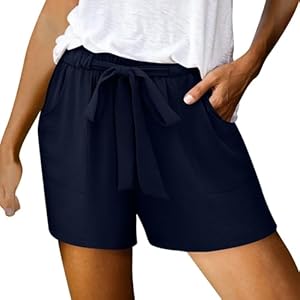 Generisch Generic Damen-Shorts Dunkelblau