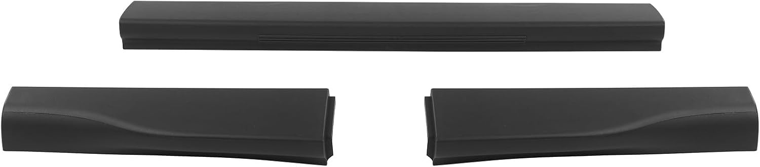 Rear Tailgate Moulding Trim Fits for 2008-2016 for Ford F-250 F-350 F-450 F-550 Super Duty Tailgate With Flex Step&6.75 Foot Bed Flex Step Tailgate Trim Cap+Set End Cap Tailgate Molding Cap