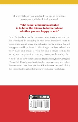 How to Stop Worrying and Start Living by Dale Carnegie | Timeless Guide to Overcome Stress & Build a Happier Life | Proven Techniques to Conquer Anxiety & Live Joyfully | The Classic Self-Help Bestseller for Stress-Free Living | Original Premium Paperback Edition - image 1