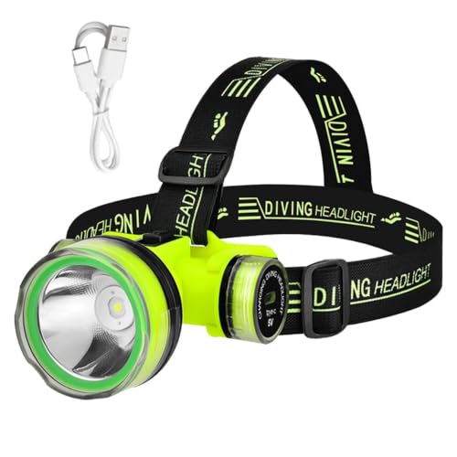 Linterna LED subacuática recargable para evitar la oscuridad en buceo y natación 5