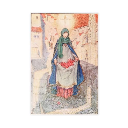 Impression sur toile St. Elizabeth Brickdale : art mural haut de gamme 30x45cm