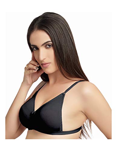 Image of Daisy DEE Women's Cotton Seamless T-Shirt Bra Non-Padded with Adjustable Straps Everyday Bra - Backless