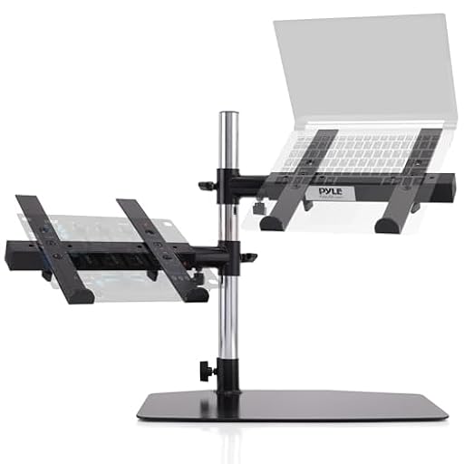 Pyle Soporte Doble para portatiles, De Mesa, Ergonomico, Altura Ajustable, Brazos, Ideal para mezcladores DJ, Equipos de Sonido, Estaciones de Trabajo y Gaming | Ya disponible en tu tienda friki favorita! En mundofriki.es! Pyle Soporte Doble para portatiles, De Mesa, Ergonomico, Altura Ajustable, Brazos, Ideal para mezcladores DJ, Equipos de Sonido, Estaciones de Trabajo y Gaming | Ya disponible en tu tienda friki favorita! En mundofriki.es!