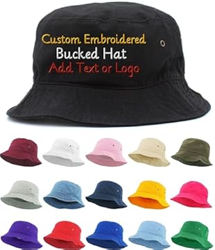 bucket hat custom embroidery