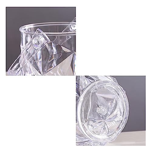 Cubitera de vino transparente de 1,2 L con pinzas para enfriar tus fiestas en casa 4