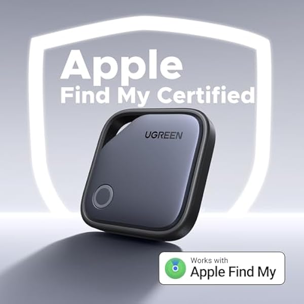 UGREEN FineTrack совместим с Apple Find My только для iOS Bluetooth-локатор багажа локатор ключей ключей чемоданов и паспортов смарт-метка со сменным аккумулятором 1 упаковка