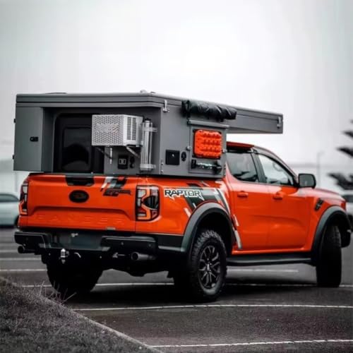 Pop Up Truck Camper Lightweight HardSide Pickup Camper for Overland Camping
